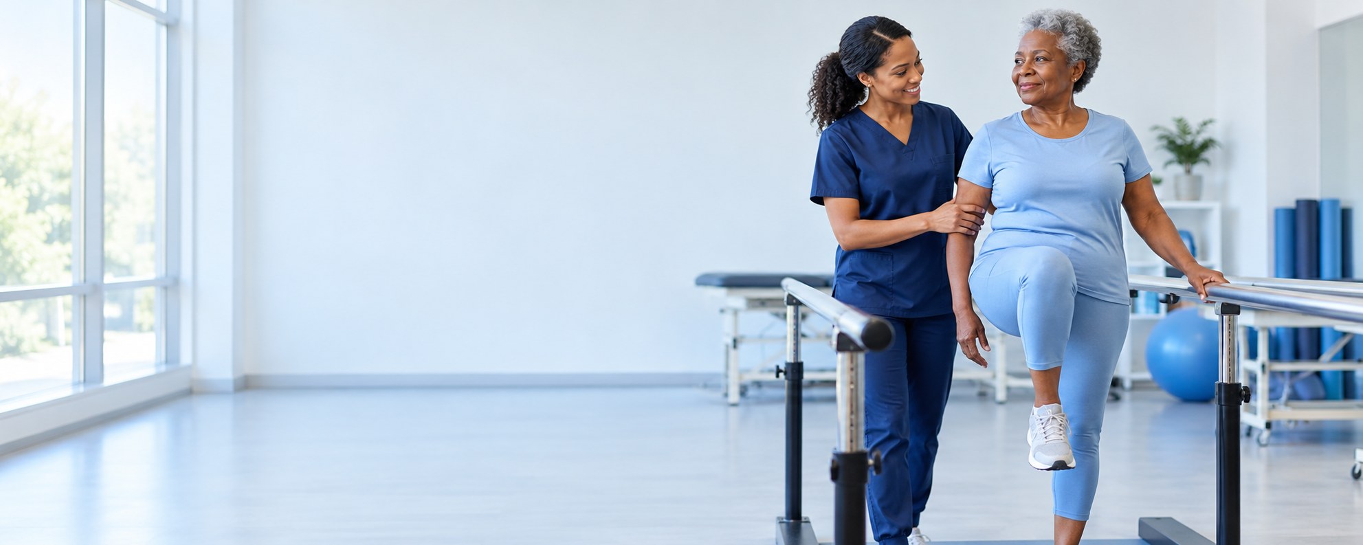 Illustrative guided rehabilitation exercise